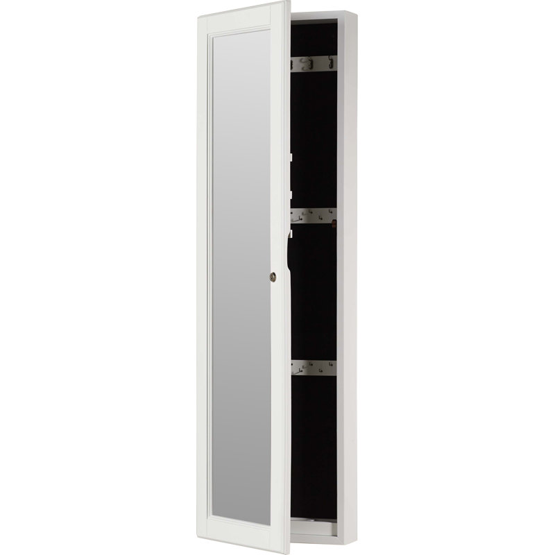Alcott Hill® Neufeld 14.5'' Wide Wall Jewelry Armoire with Mirror